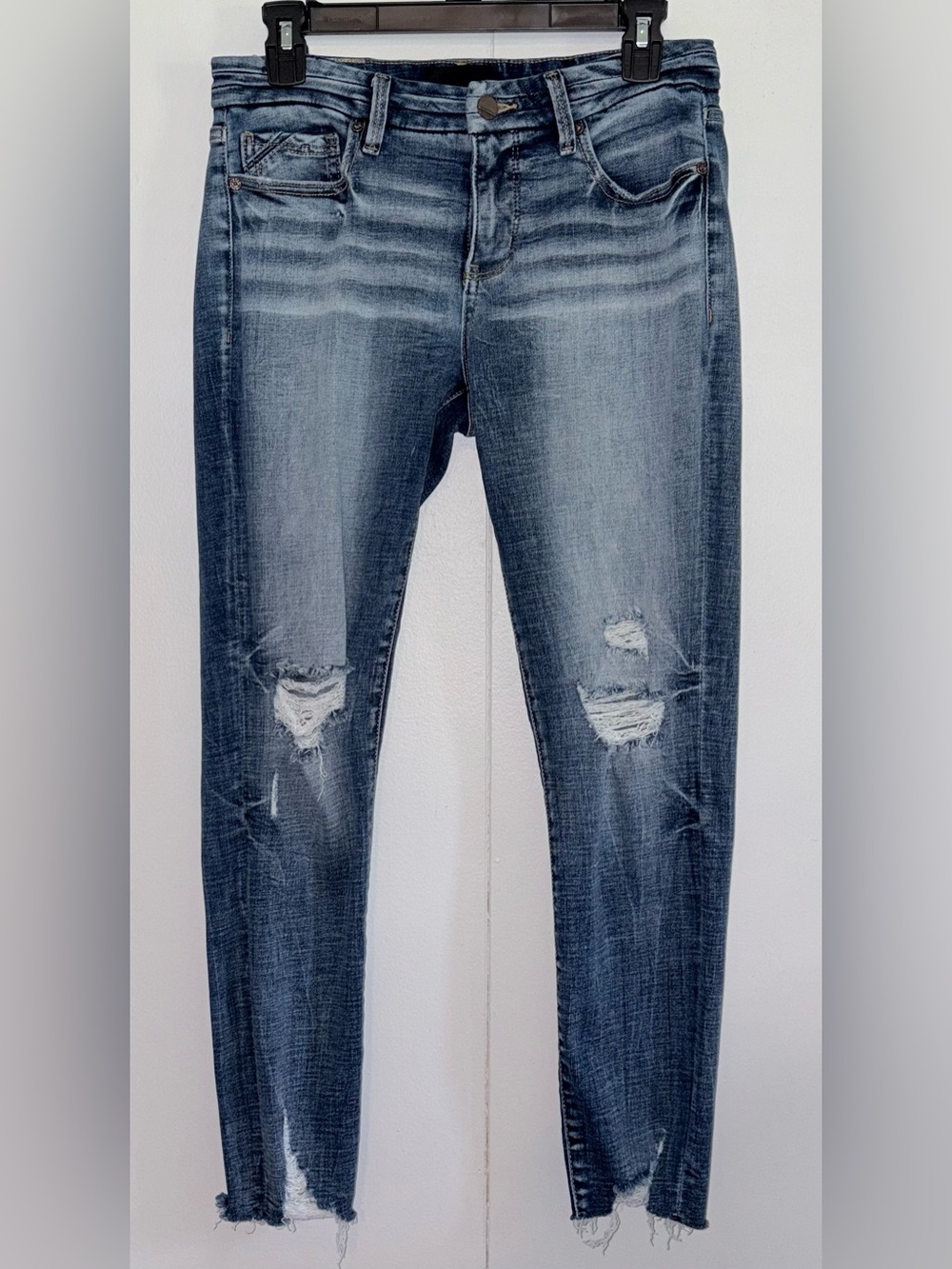 Women’s Buckle Black Fit No 53 Ankle Skinny Distressed Jeans 27x27